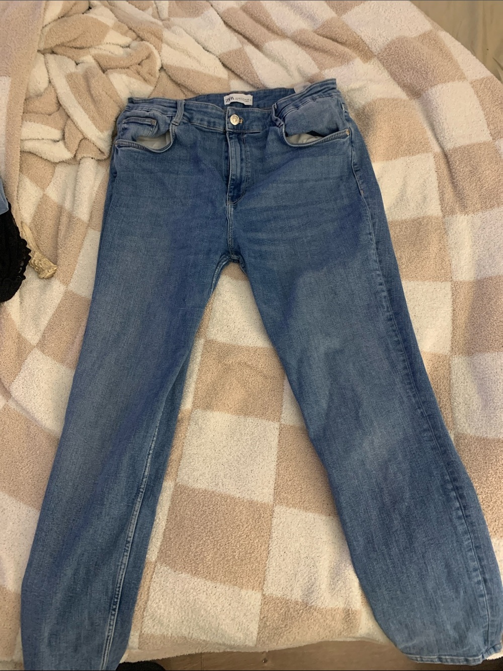 Zara Mid Blue Skinny Jeans